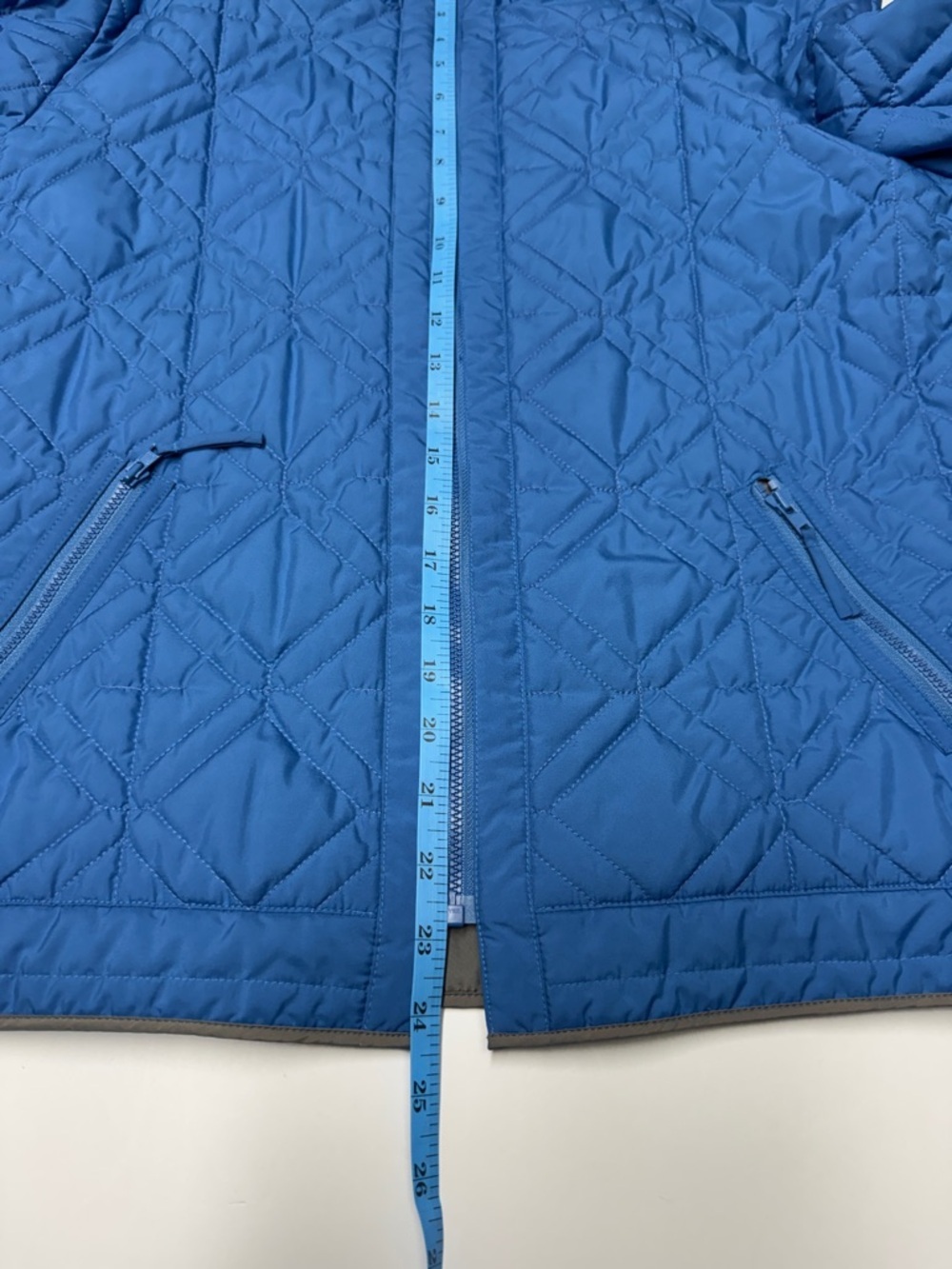 Talbots Petites Sky Blue Quilted Puffer Jacket Size L - Picture 8 of 8